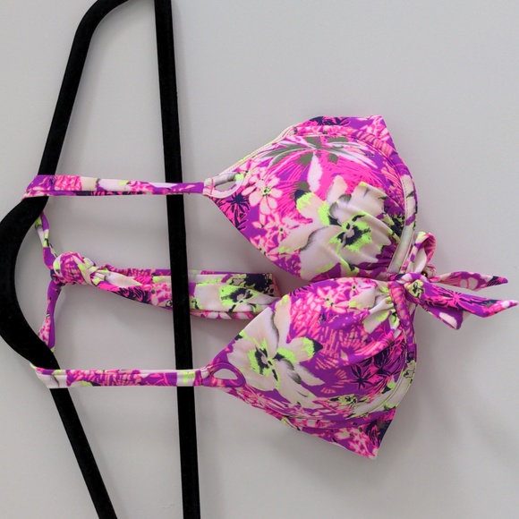 Victoria's Secret "Beach Sexy Gorgeous Push Up" Bikini Top, Womens Size 32 C - Picture 2 of 8
